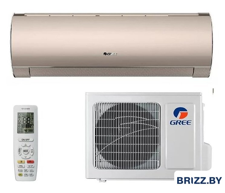 Кондиционер Gree Lyra Inverter R32 GWH12ACC-K6DNA1F (шампань) - Изображение №2 — Продажа и установка кондиционеров brizz.by