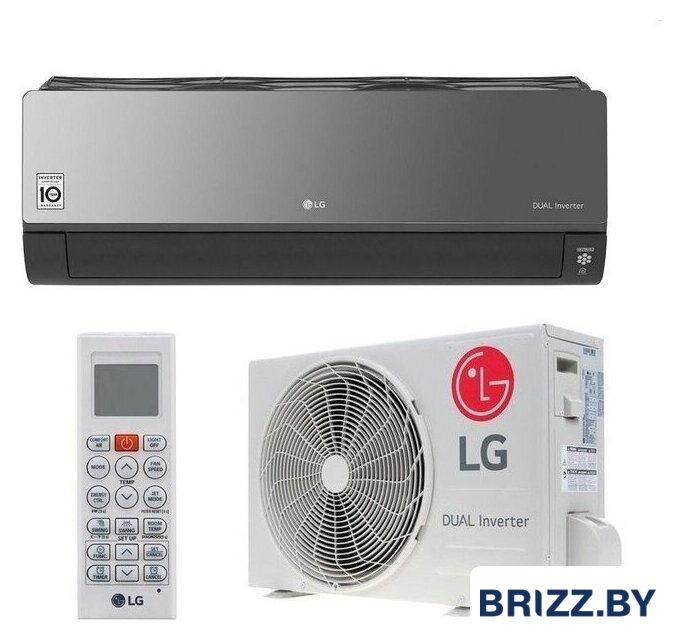 Внутренний блок LG ARTCOOL Mirror AC12BK/in - Изображение №2 — Продажа и установка кондиционеров brizz.by